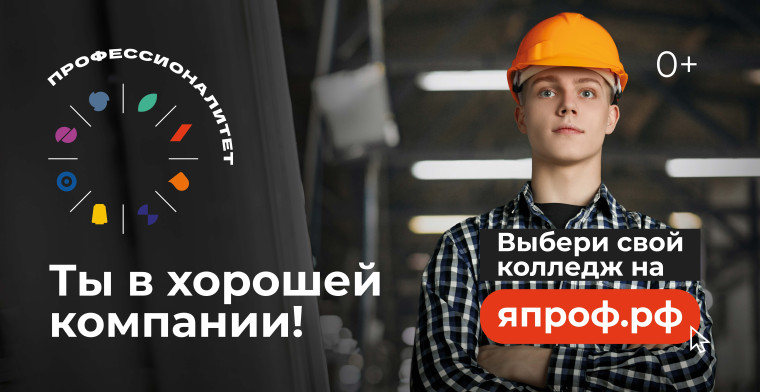 Федеральная кампания «Профессионалитет» в рамках национального проекта «Молодежь и дети».